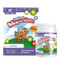 Алтайский Мараленок, др. 70 г с пантогематогеном витамином С и черникой