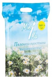 Пеленки одноразовые, Minimax (Минимакс) р. 60смх90см 5 шт универсал