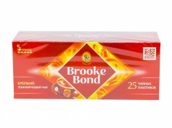 Чай, Brooke Bond (Брук Бонд) 1.8 г 25 шт Черный с ярлычком пакетики