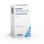 Суитрокс, порошок для приготовления суспензии для приема внутрь 200 мг/5 мл 16.5 г 1 шт